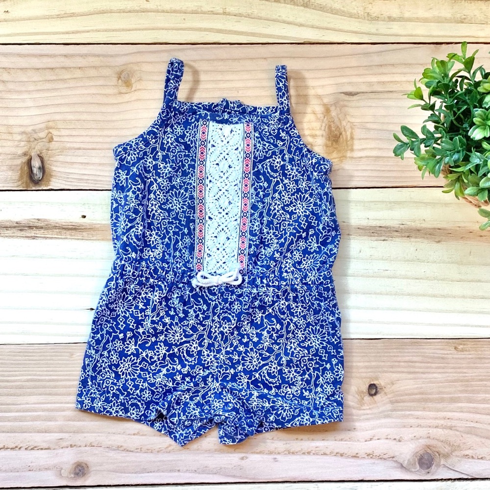 🌻$3 BUNDLE DEAL🌻
 Carter’s Blue Boho Romper